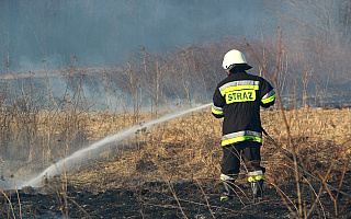 Płoną trawy na Warmii i Mazurach. Od wczoraj  strażacy gasili kilkadziesiąt pożarów